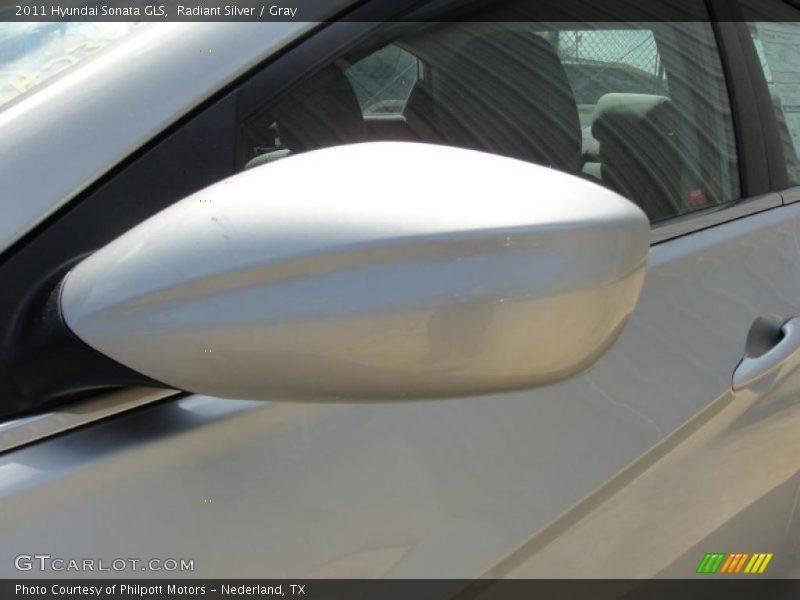 Radiant Silver / Gray 2011 Hyundai Sonata GLS