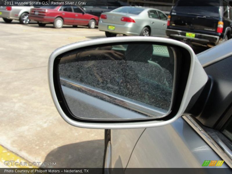 Radiant Silver / Gray 2011 Hyundai Sonata GLS