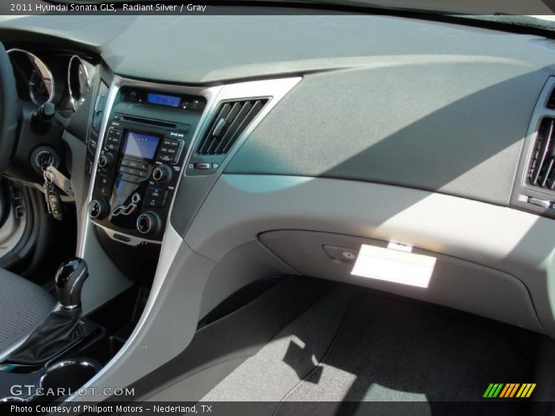Radiant Silver / Gray 2011 Hyundai Sonata GLS