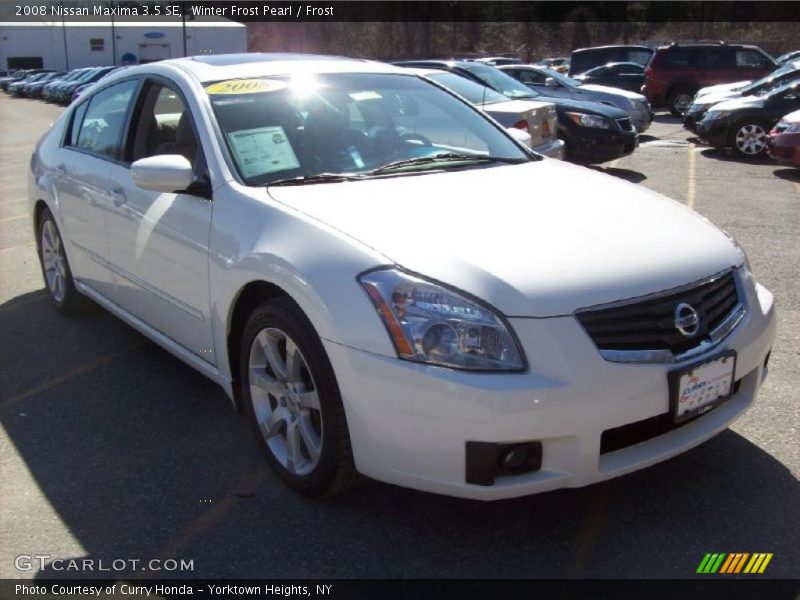 Winter Frost Pearl / Frost 2008 Nissan Maxima 3.5 SE