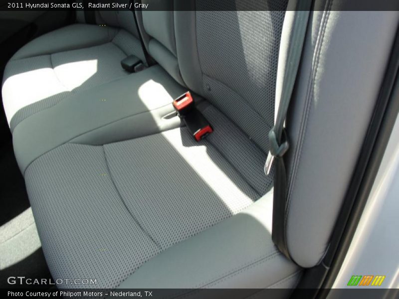 Radiant Silver / Gray 2011 Hyundai Sonata GLS