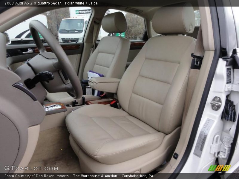  2003 A6 3.0 quattro Sedan Beige Interior