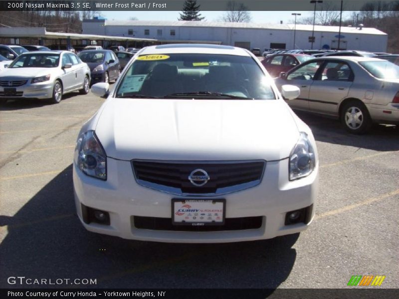 Winter Frost Pearl / Frost 2008 Nissan Maxima 3.5 SE