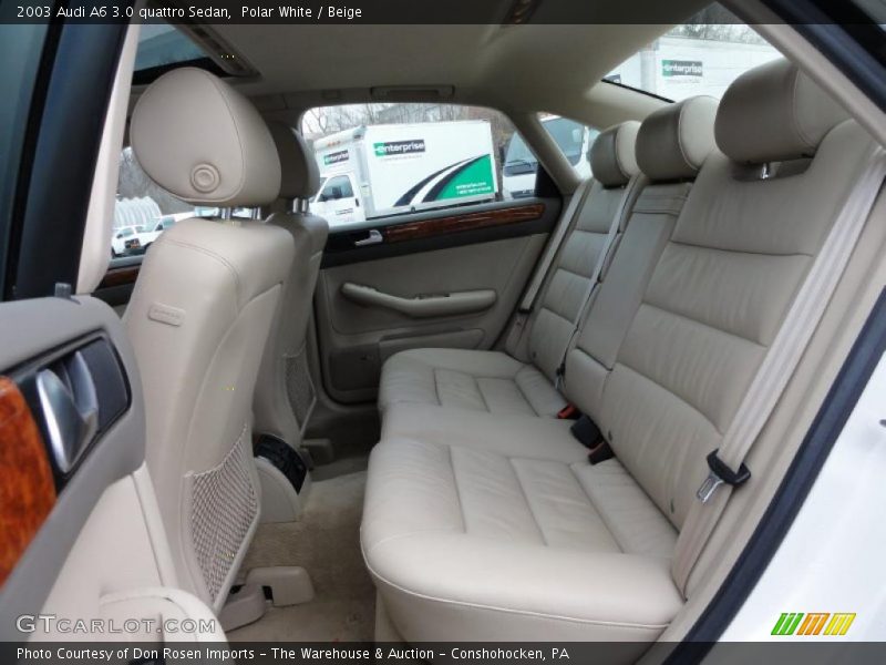  2003 A6 3.0 quattro Sedan Beige Interior