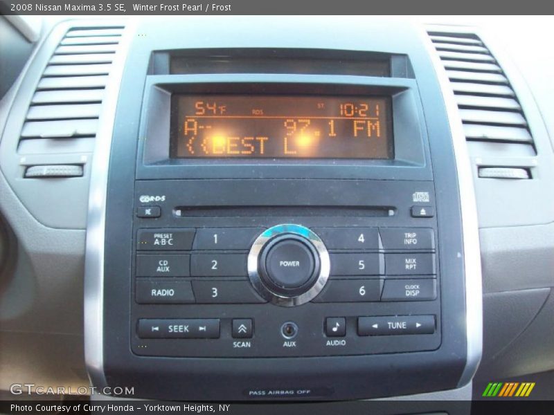 Winter Frost Pearl / Frost 2008 Nissan Maxima 3.5 SE