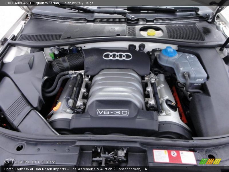  2003 A6 3.0 quattro Sedan Engine - 3.0 Liter DOHC 30-Valve V6