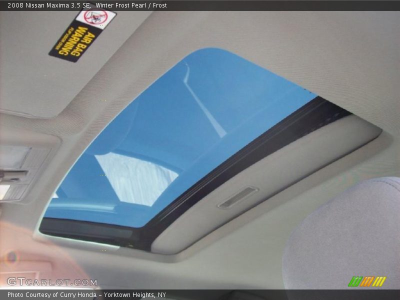 Winter Frost Pearl / Frost 2008 Nissan Maxima 3.5 SE