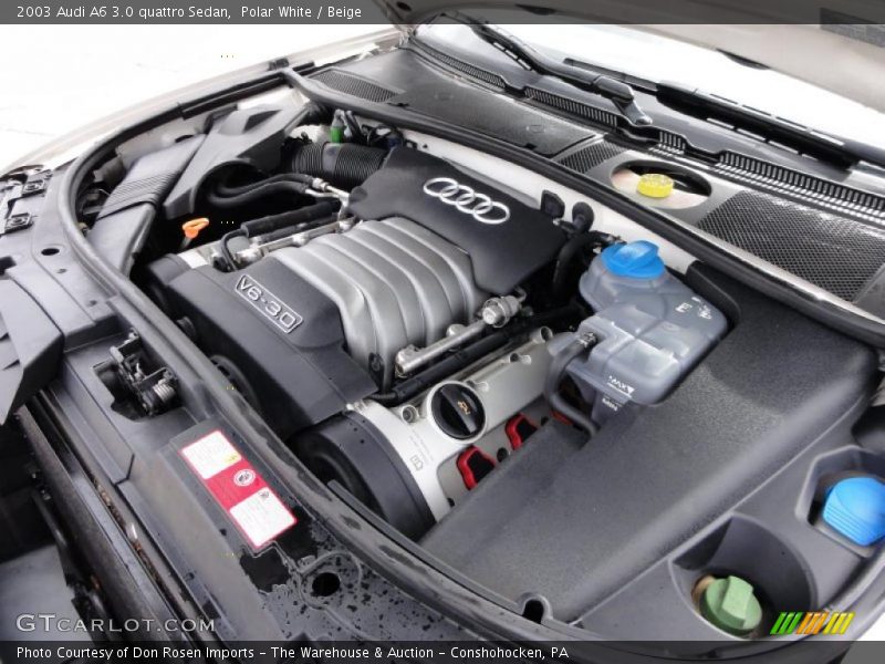  2003 A6 3.0 quattro Sedan Engine - 3.0 Liter DOHC 30-Valve V6