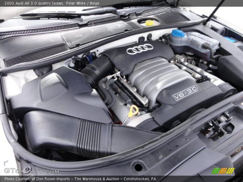 2003 A6 3.0 quattro Sedan Engine - 3.0 Liter DOHC 30-Valve V6