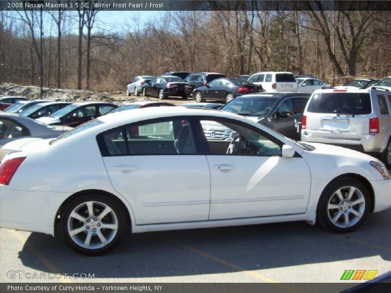 Winter Frost Pearl / Frost 2008 Nissan Maxima 3.5 SE