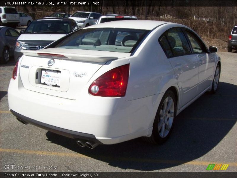 Winter Frost Pearl / Frost 2008 Nissan Maxima 3.5 SE