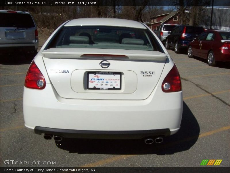 Winter Frost Pearl / Frost 2008 Nissan Maxima 3.5 SE