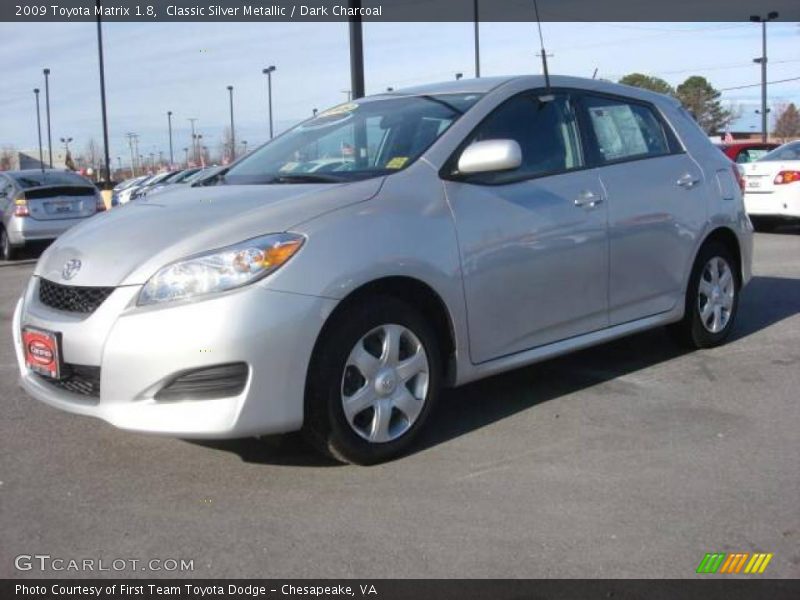 Classic Silver Metallic / Dark Charcoal 2009 Toyota Matrix 1.8