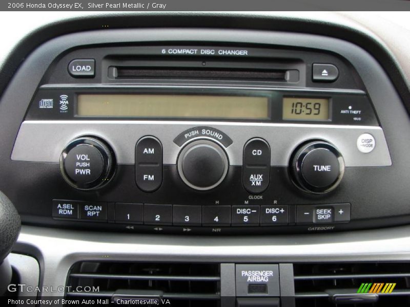 Silver Pearl Metallic / Gray 2006 Honda Odyssey EX