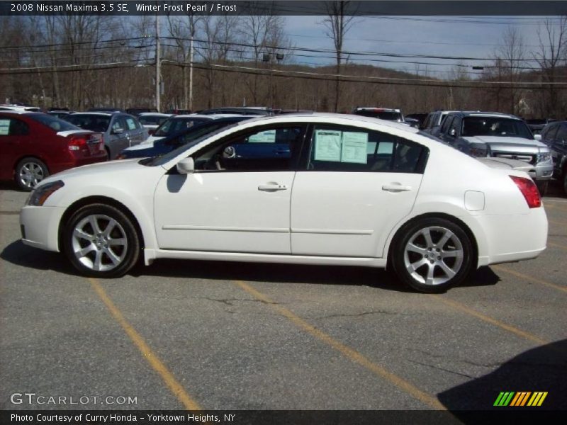 Winter Frost Pearl / Frost 2008 Nissan Maxima 3.5 SE