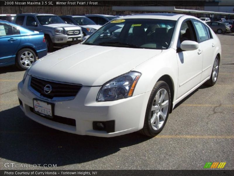 Winter Frost Pearl / Frost 2008 Nissan Maxima 3.5 SE