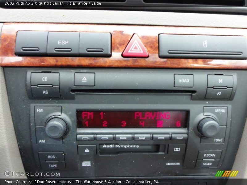 Controls of 2003 A6 3.0 quattro Sedan