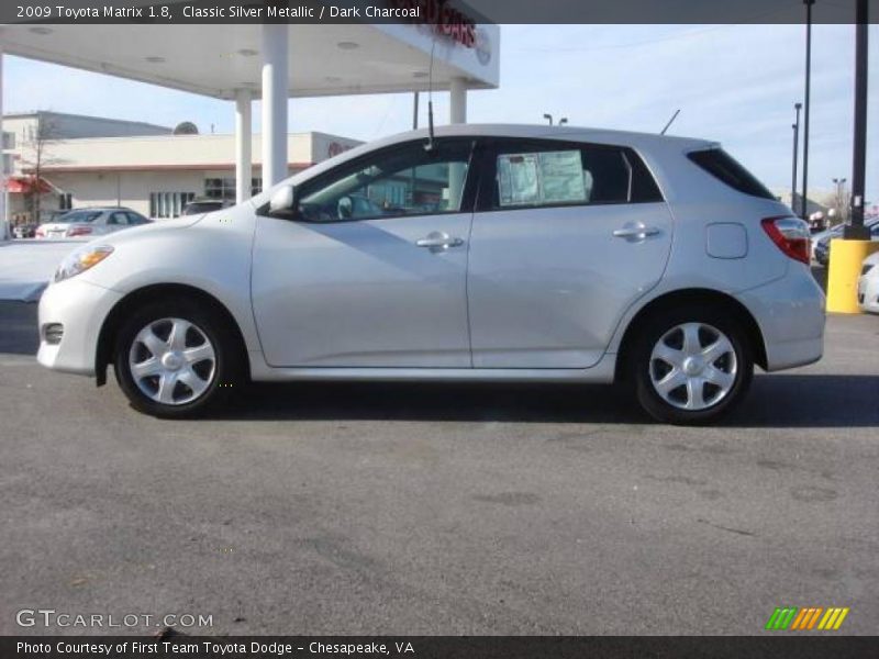 Classic Silver Metallic / Dark Charcoal 2009 Toyota Matrix 1.8