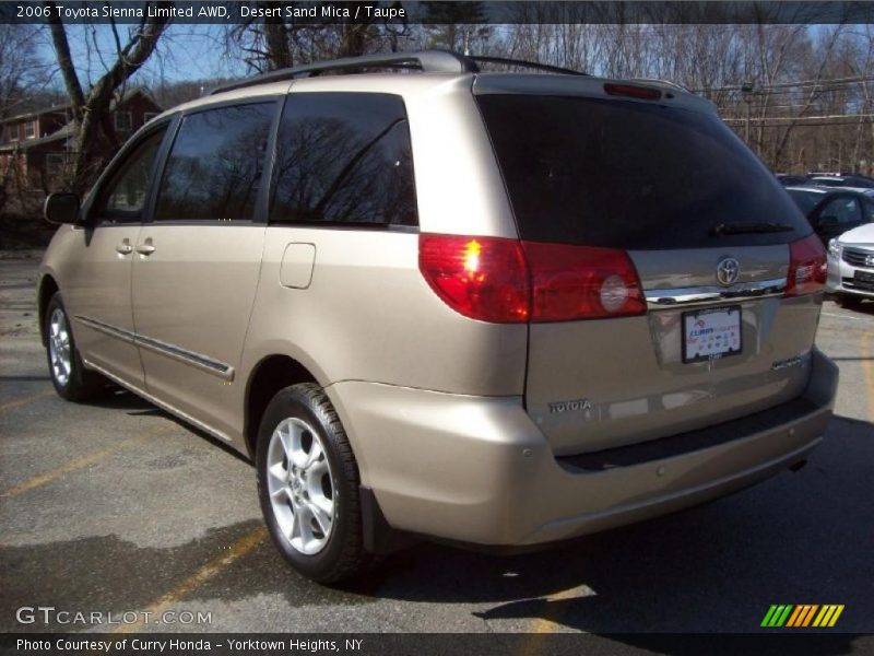 Desert Sand Mica / Taupe 2006 Toyota Sienna Limited AWD