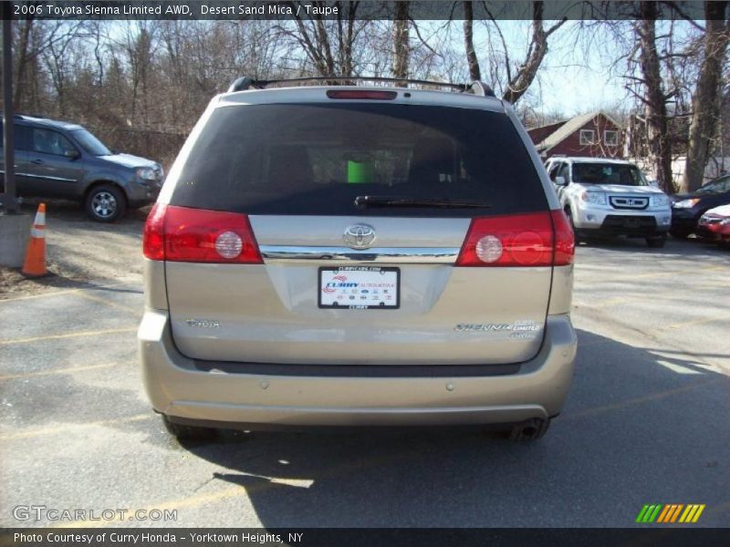 Desert Sand Mica / Taupe 2006 Toyota Sienna Limited AWD