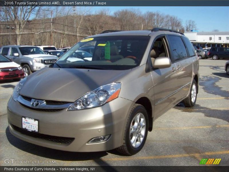Desert Sand Mica / Taupe 2006 Toyota Sienna Limited AWD
