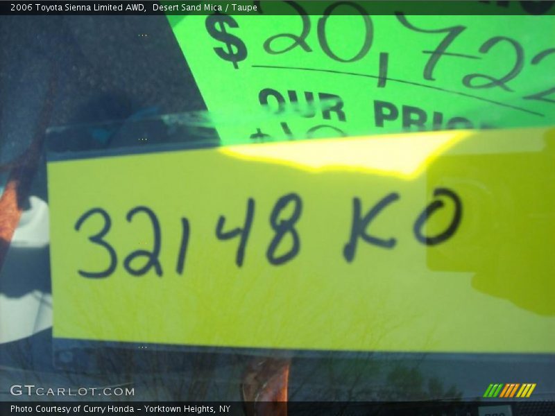 Desert Sand Mica / Taupe 2006 Toyota Sienna Limited AWD