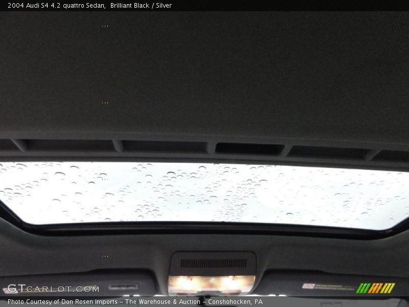 Brilliant Black / Silver 2004 Audi S4 4.2 quattro Sedan