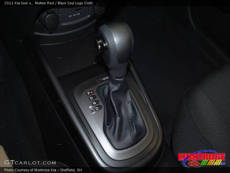 Molten Red / Black Soul Logo Cloth 2011 Kia Soul +