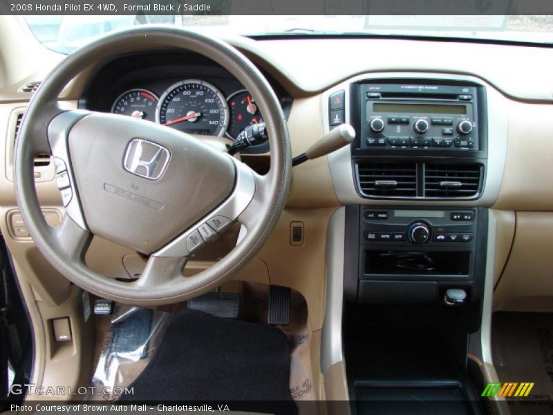Formal Black / Saddle 2008 Honda Pilot EX 4WD