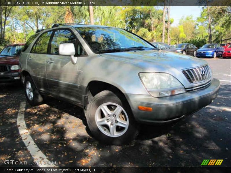 Millennium Silver Metallic / Black 2002 Lexus RX 300