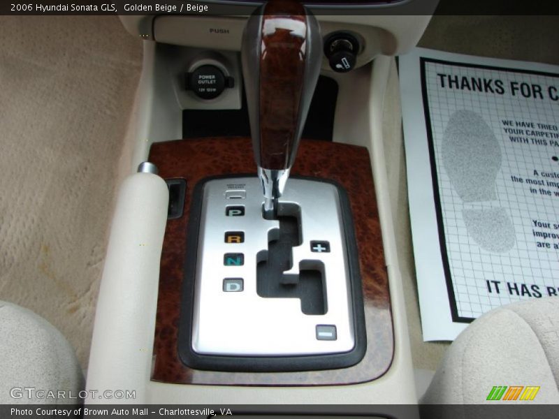 Golden Beige / Beige 2006 Hyundai Sonata GLS