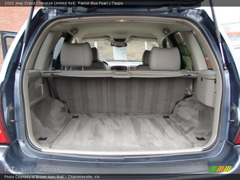  2003 Grand Cherokee Limited 4x4 Trunk
