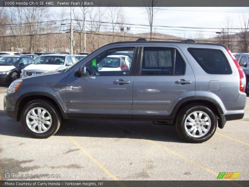 Pewter Pearl / Black 2006 Honda CR-V SE 4WD