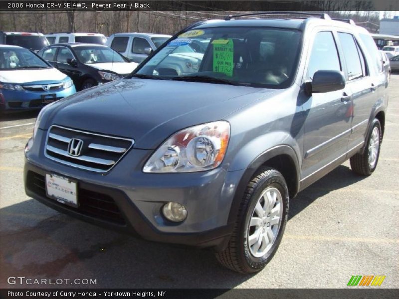 Pewter Pearl / Black 2006 Honda CR-V SE 4WD