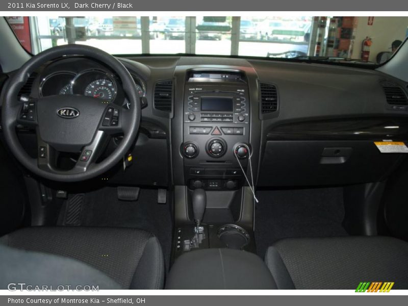 Dark Cherry / Black 2011 Kia Sorento LX