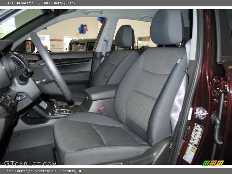 Dark Cherry / Black 2011 Kia Sorento LX