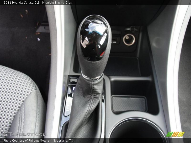 Midnight Black / Gray 2011 Hyundai Sonata GLS