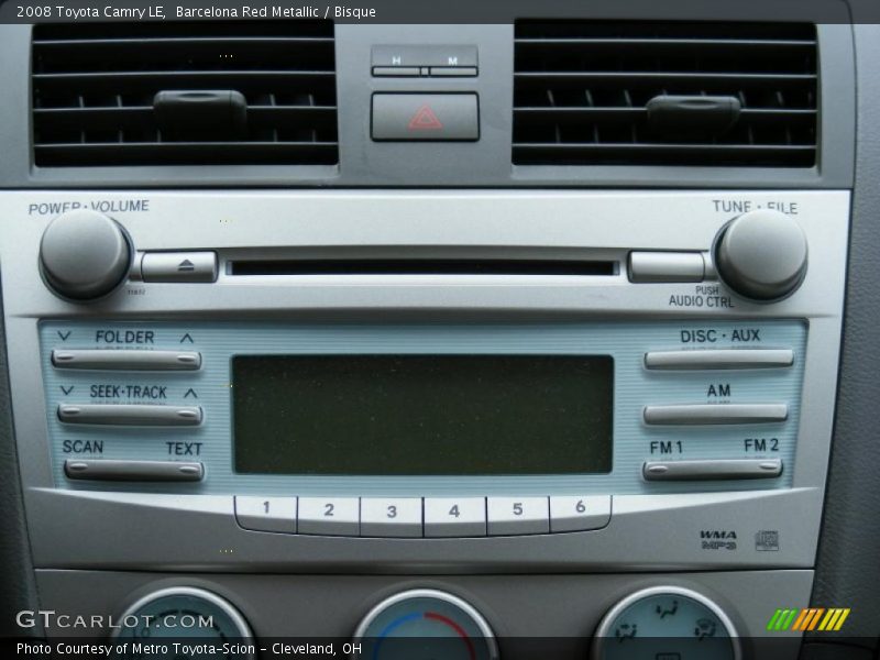Barcelona Red Metallic / Bisque 2008 Toyota Camry LE