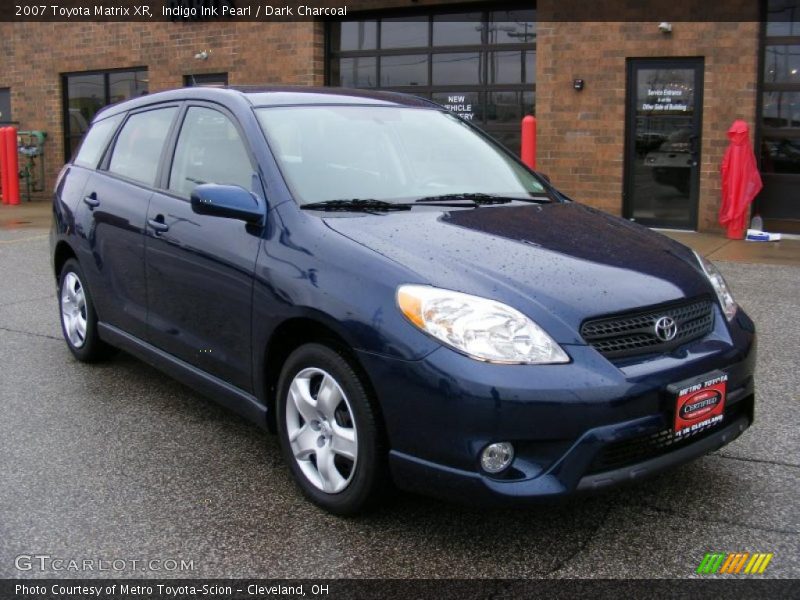 Indigo Ink Pearl / Dark Charcoal 2007 Toyota Matrix XR