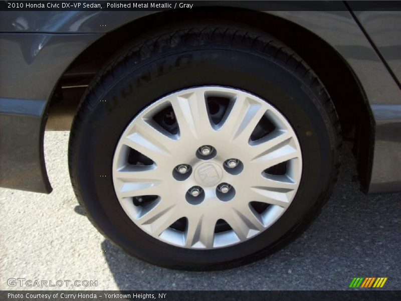 Polished Metal Metallic / Gray 2010 Honda Civic DX-VP Sedan