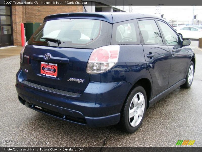 Indigo Ink Pearl / Dark Charcoal 2007 Toyota Matrix XR