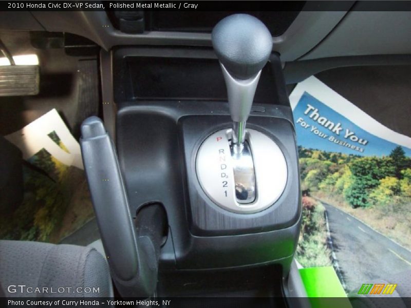  2010 Civic DX-VP Sedan 5 Speed Automatic Shifter