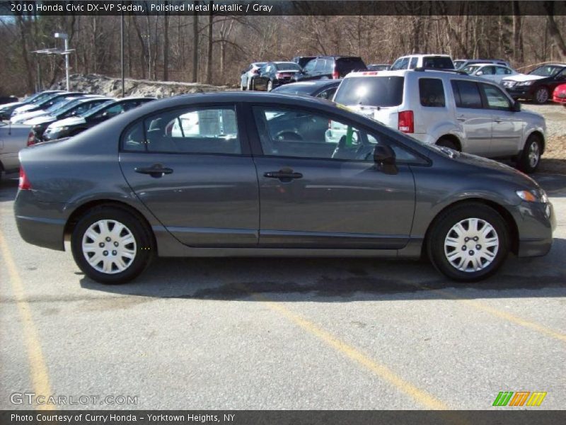 Polished Metal Metallic / Gray 2010 Honda Civic DX-VP Sedan