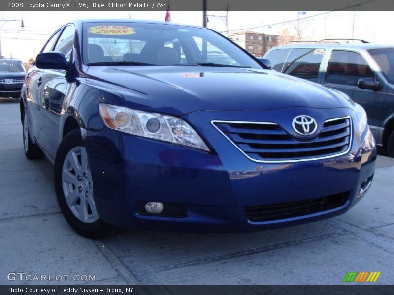 Blue Ribbon Metallic / Ash 2008 Toyota Camry XLE V6