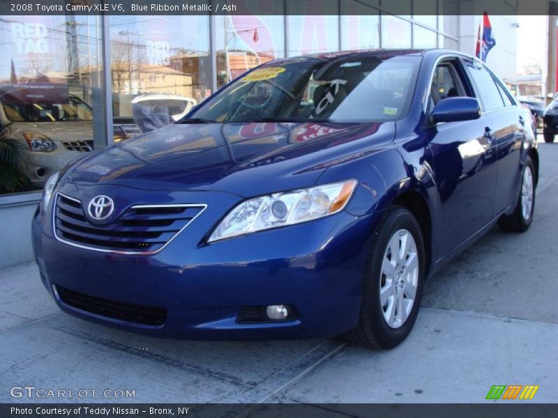 Blue Ribbon Metallic / Ash 2008 Toyota Camry XLE V6