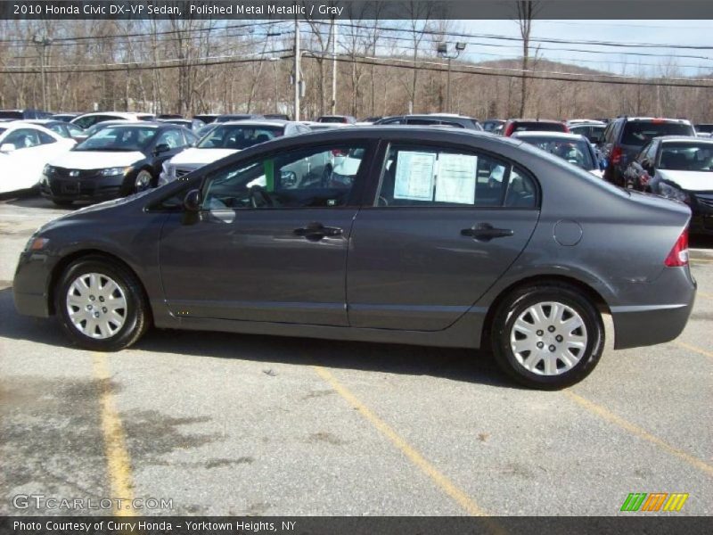 Polished Metal Metallic / Gray 2010 Honda Civic DX-VP Sedan