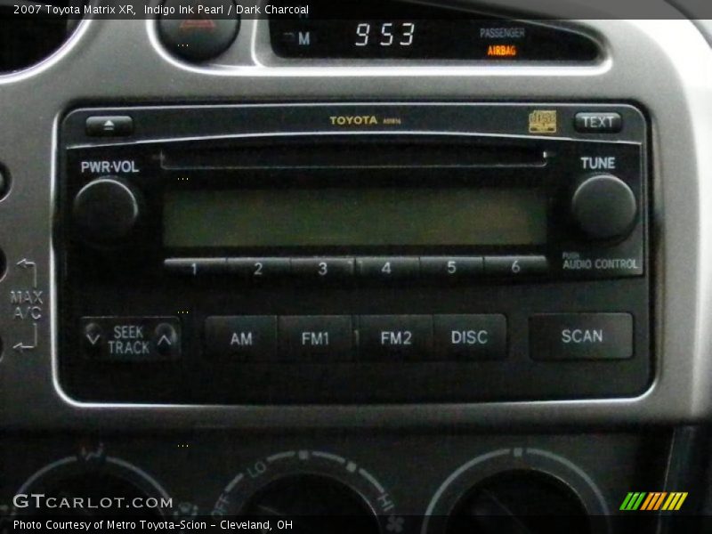 Indigo Ink Pearl / Dark Charcoal 2007 Toyota Matrix XR