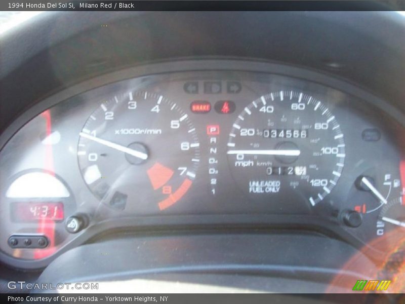 1994 Del Sol Si Si Gauges