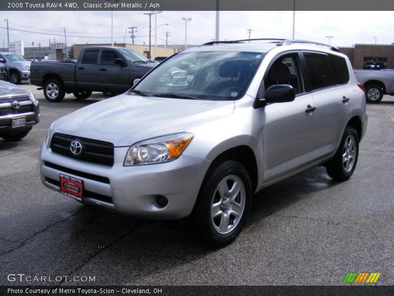 Classic Silver Metallic / Ash 2008 Toyota RAV4 4WD