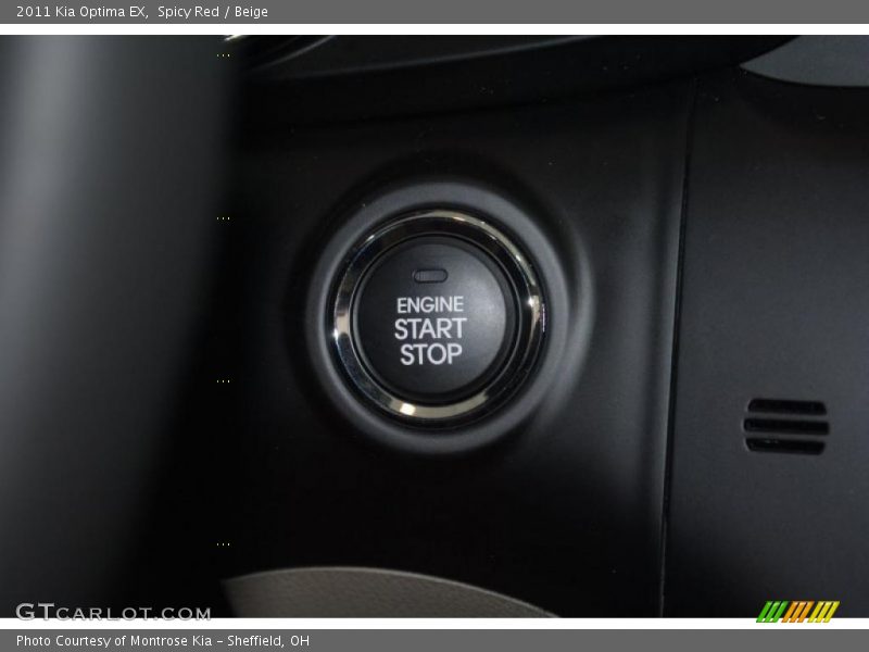 Spicy Red / Beige 2011 Kia Optima EX